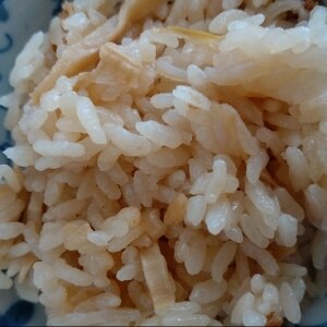 簡単なタケノコご飯